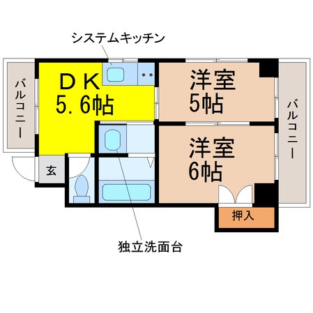 シャトーのむらの物件間取画像